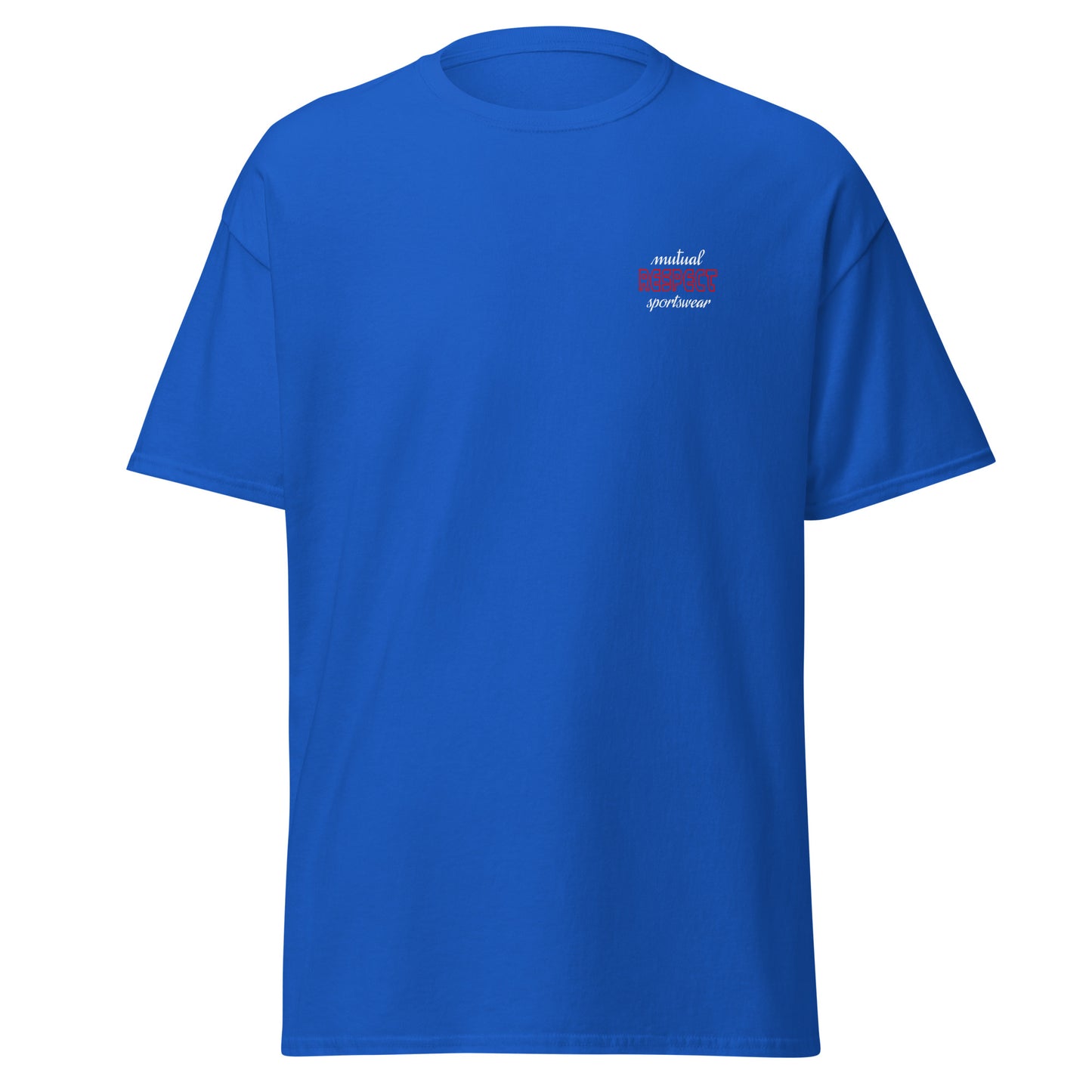 CLASSIC MEN'S COTTON TEE - also available in NAVY and ROYAL colors