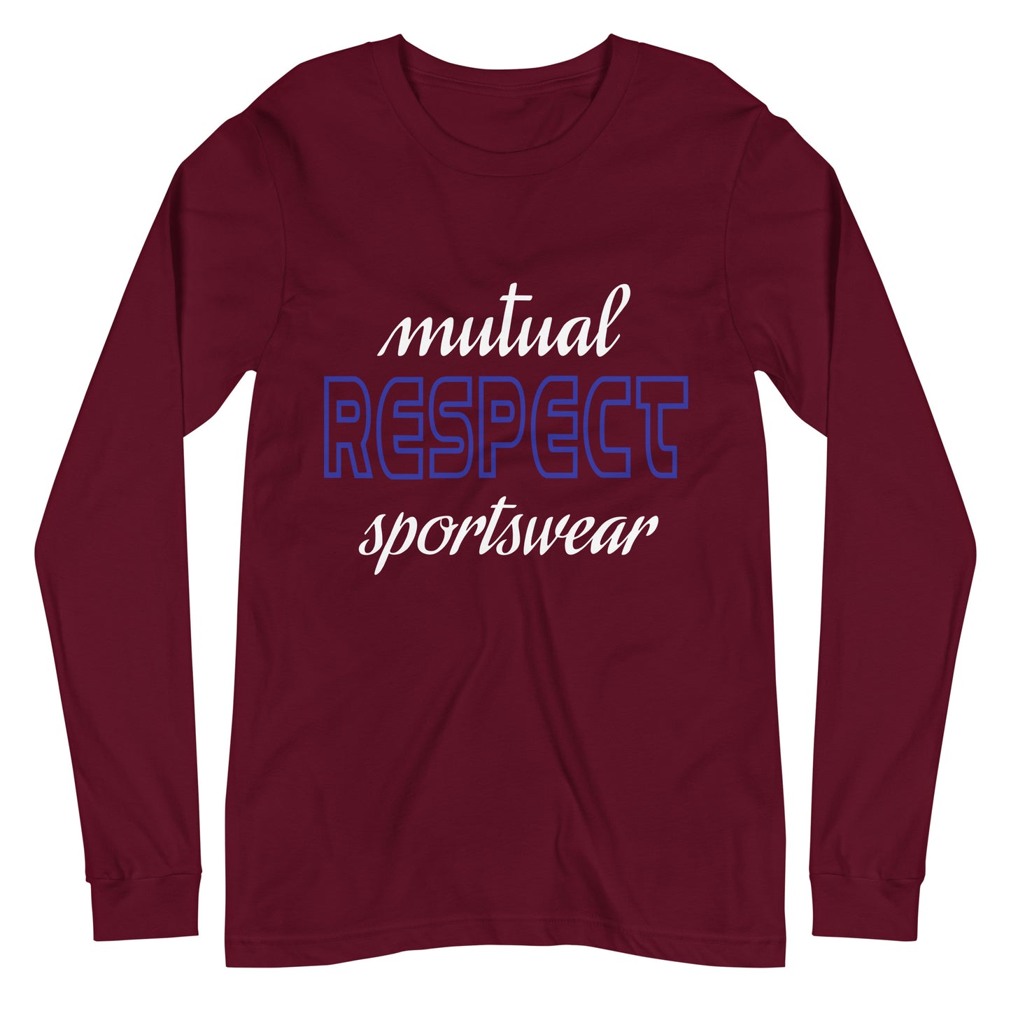 UNISEX LONG SLEEVE TEE- also available in MAROON, MILATARY GREEN, POPPY, STORM and GOLD colors